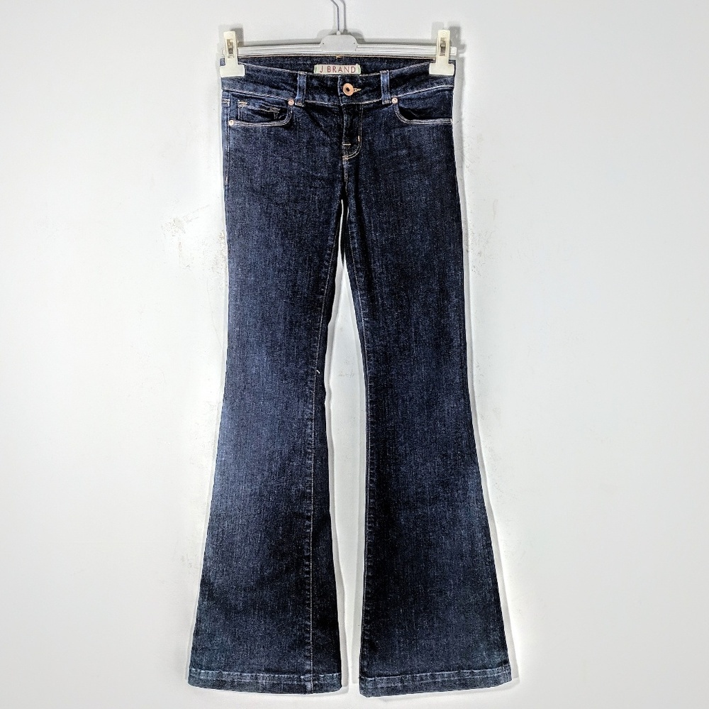 Y2K Super Low Rise J.Brand Pure Flare Dark Wash Jeans